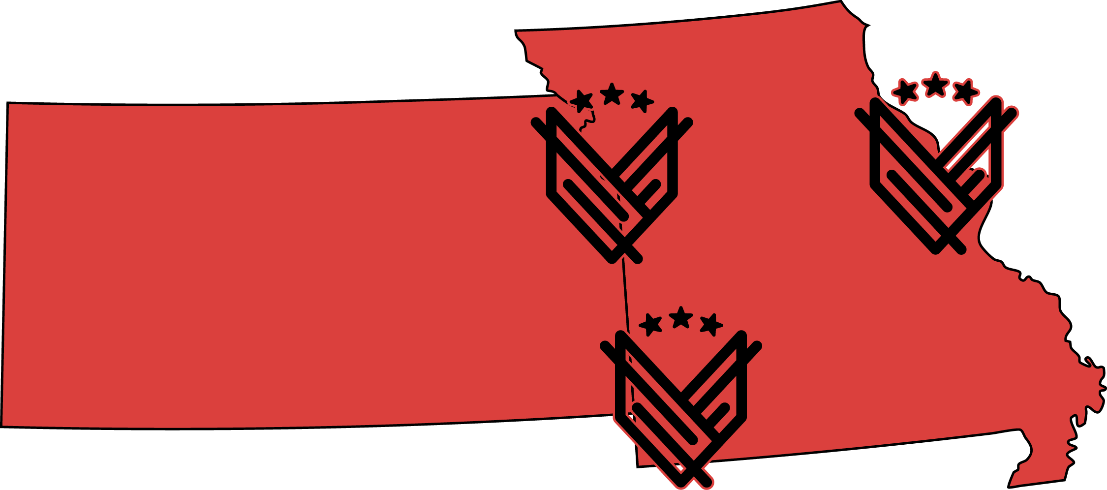 Vs supported states missouri